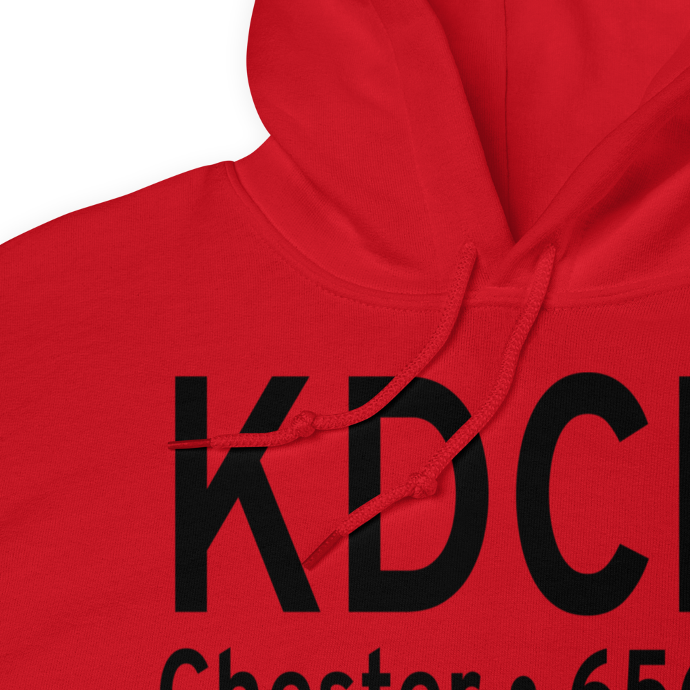 Chester Catawba Regional Airport (KDCM) ICAO Hoodie Sweatshirt 