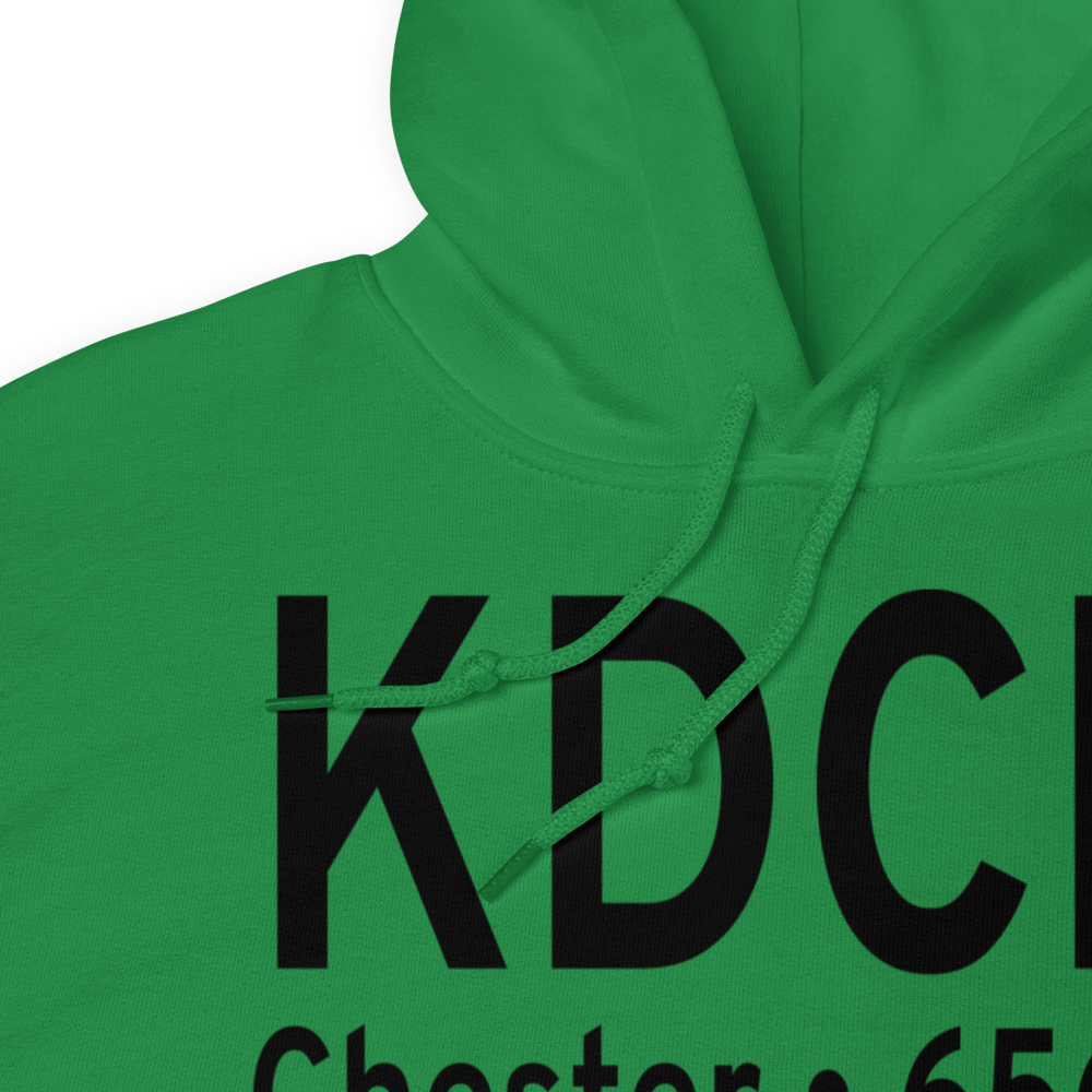 Chester Catawba Regional Airport (KDCM) ICAO Hoodie Sweatshirt 