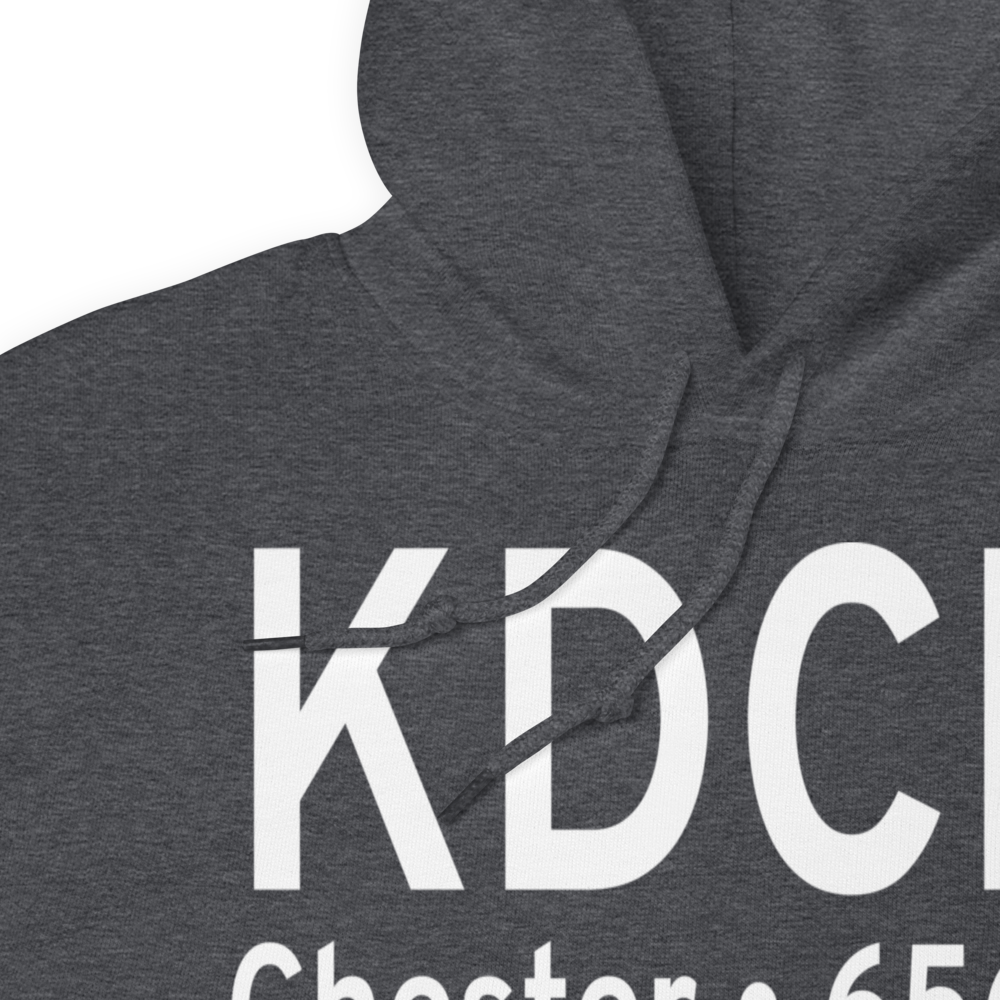 Chester Catawba Regional Airport (KDCM) ICAO Hoodie Sweatshirt 