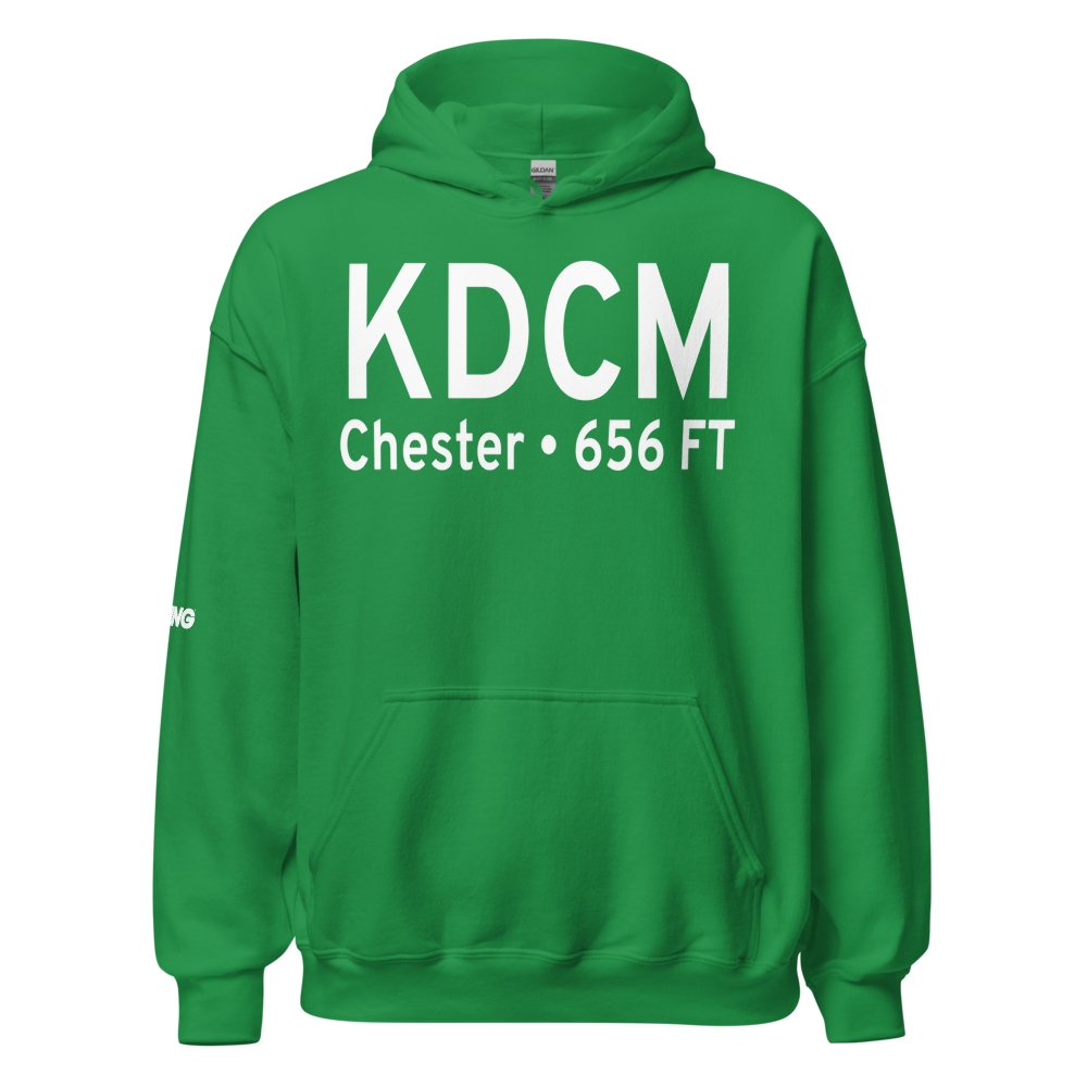 Chester Catawba Regional Airport (KDCM) ICAO Hoodie Sweatshirt 