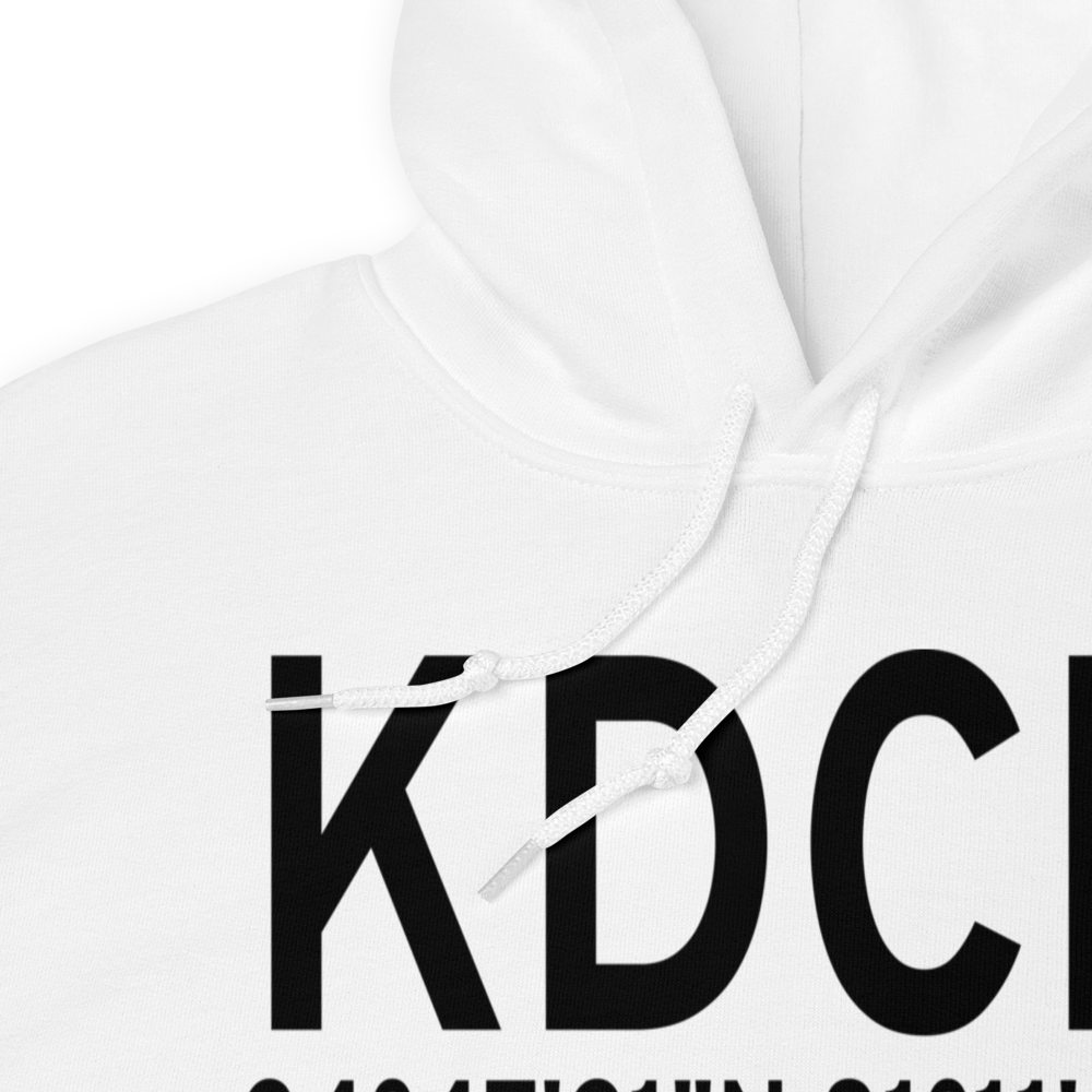 Chester Catawba Regional Airport (KDCM) ICAO Hoodie Sweatshirt 