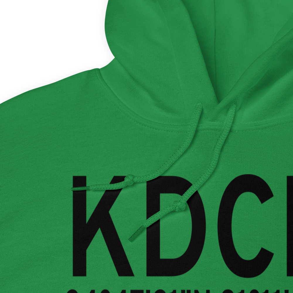 Chester Catawba Regional Airport (KDCM) ICAO Hoodie Sweatshirt 