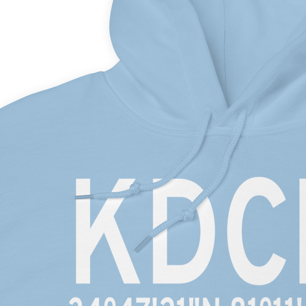 Chester Catawba Regional Airport (KDCM) ICAO Hoodie Sweatshirt 