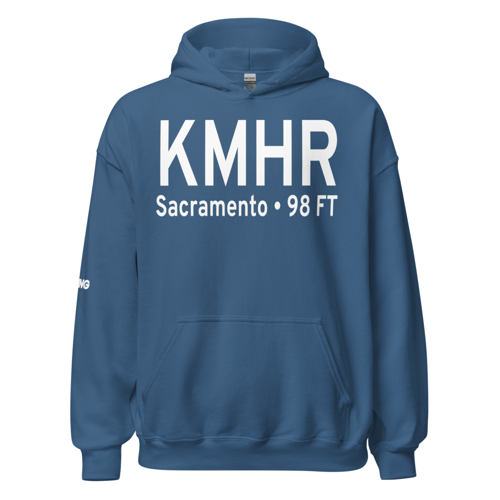 Sacramento Mather Airport (KMHR) ICAO Hoodie Sweatshirt 