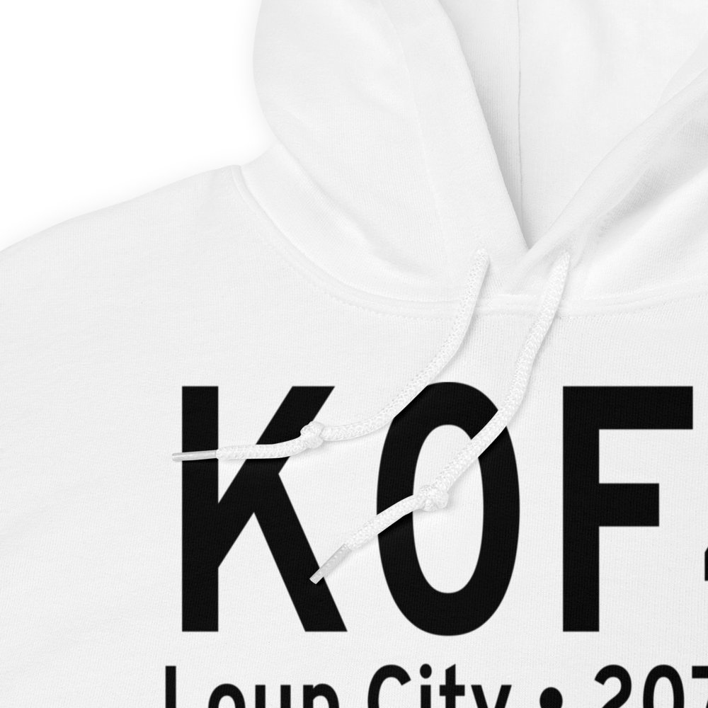 Loup City Municipal Airport (K0F4) ICAO Hoodie Sweatshirt 