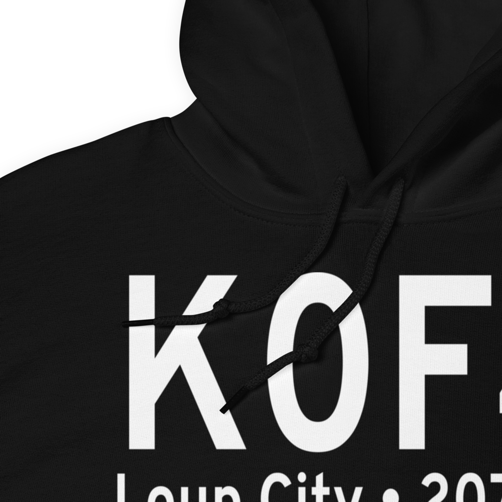 Loup City Municipal Airport (K0F4) ICAO Hoodie Sweatshirt 