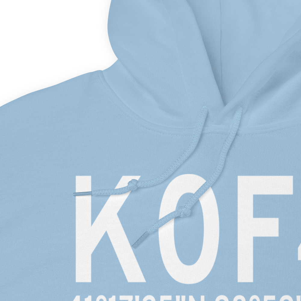 Loup City Municipal Airport (K0F4) ICAO Hoodie Sweatshirt 