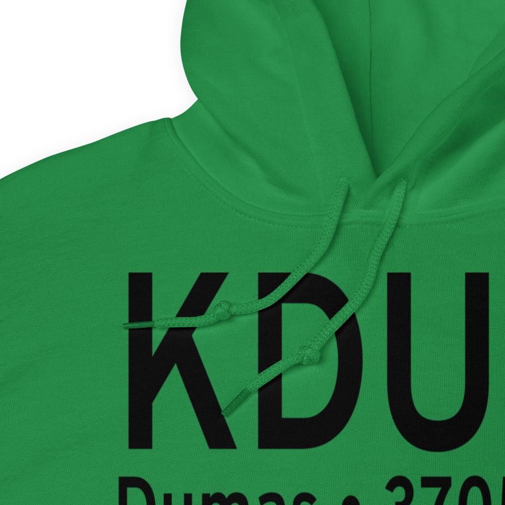 Moore County Airport (KDUX) ICAO Hoodie Sweatshirt 