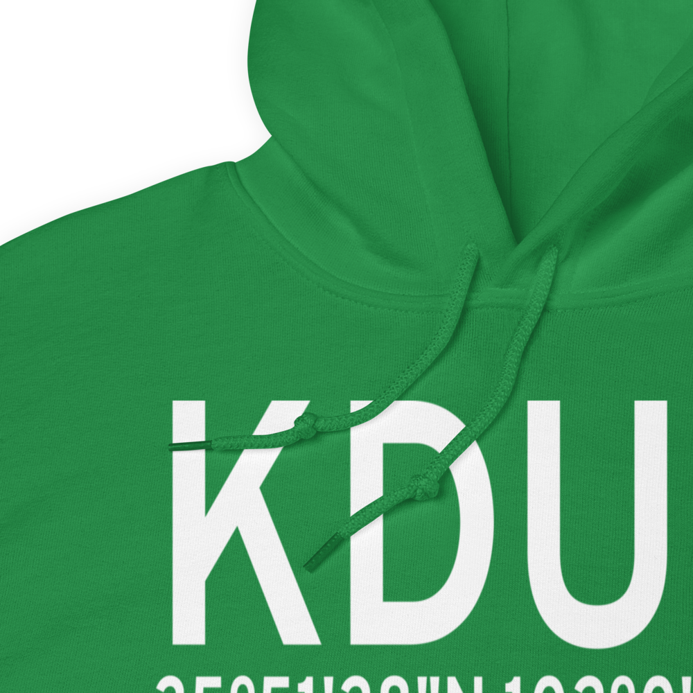 Moore County Airport (KDUX) ICAO Hoodie Sweatshirt 