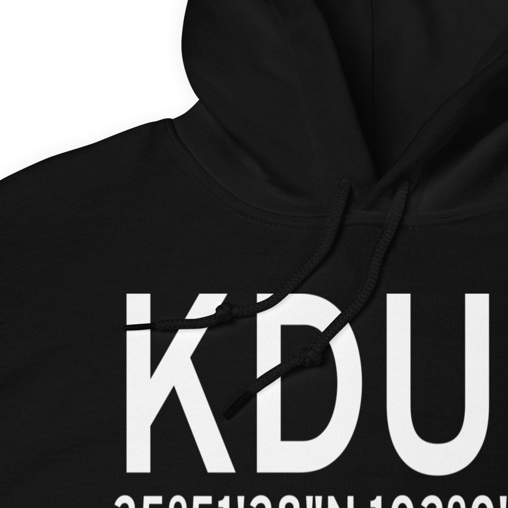 Moore County Airport (KDUX) ICAO Hoodie Sweatshirt 