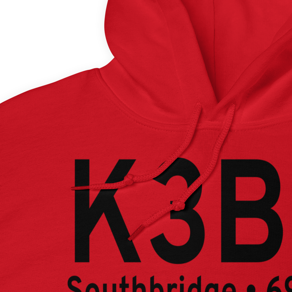 Southbridge Municipal Airport (K3B0) ICAO Hoodie Sweatshirt 