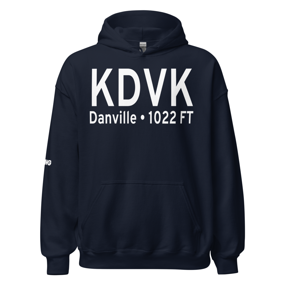 Stuart Powell Field (KDVK) ICAO Hoodie Sweatshirt 