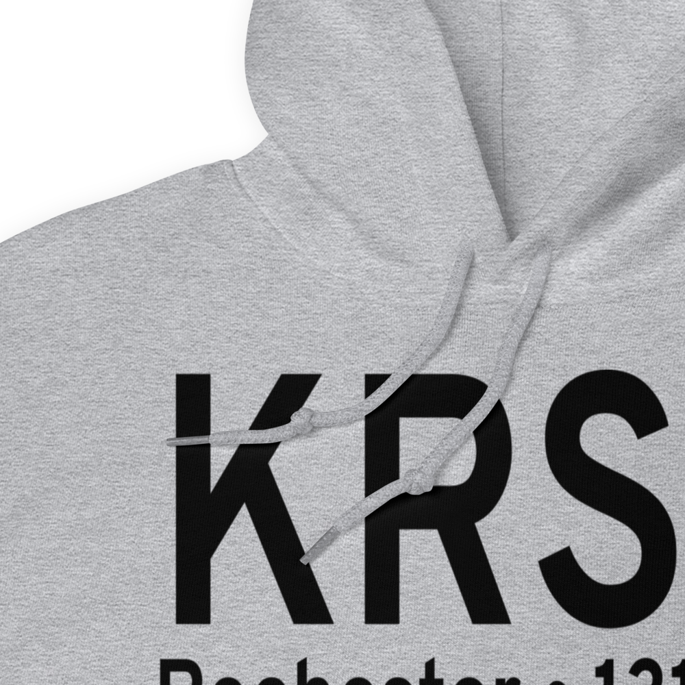Rochester International Airport (KRST) ICAO Hoodie Sweatshirt 