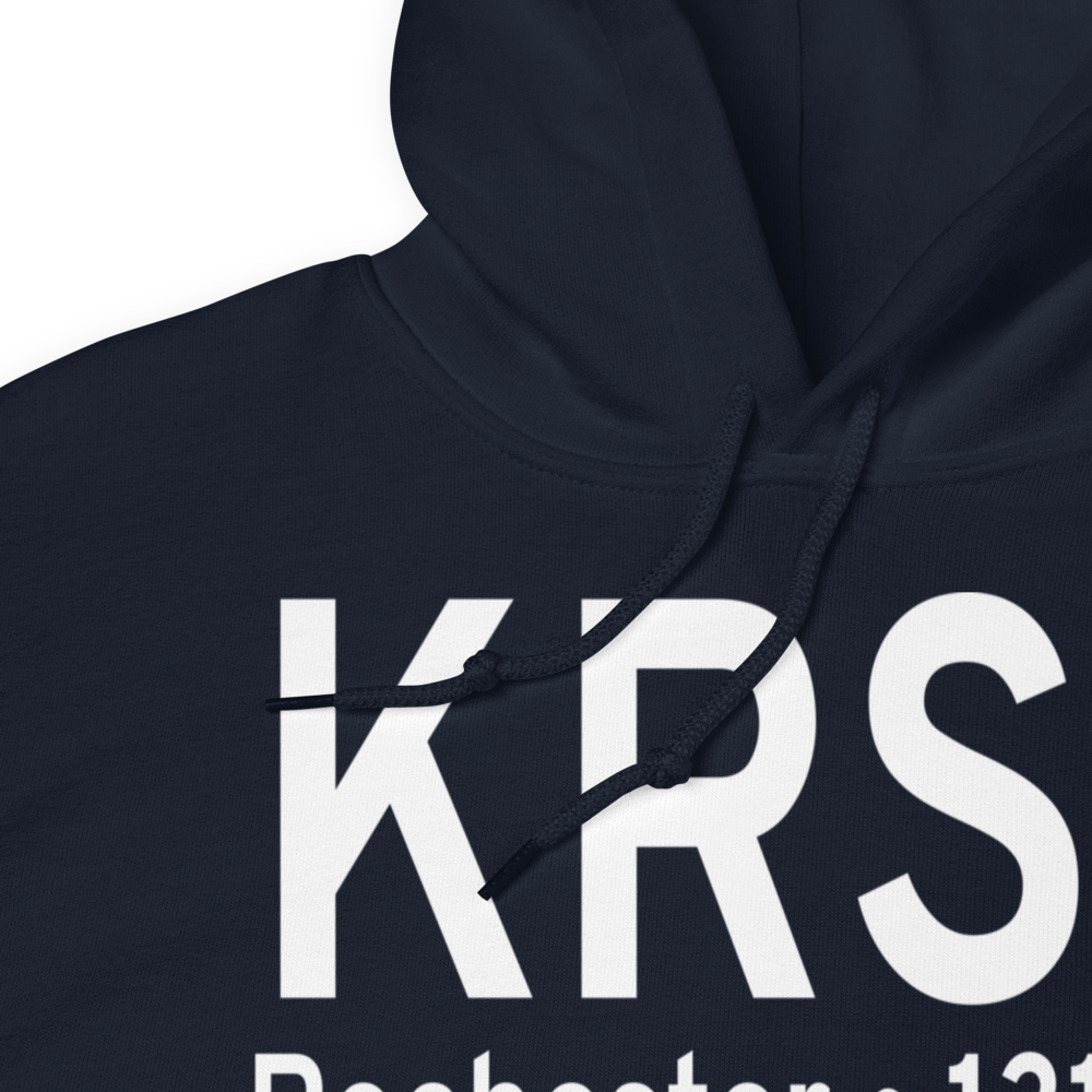Rochester International Airport (KRST) ICAO Hoodie Sweatshirt 