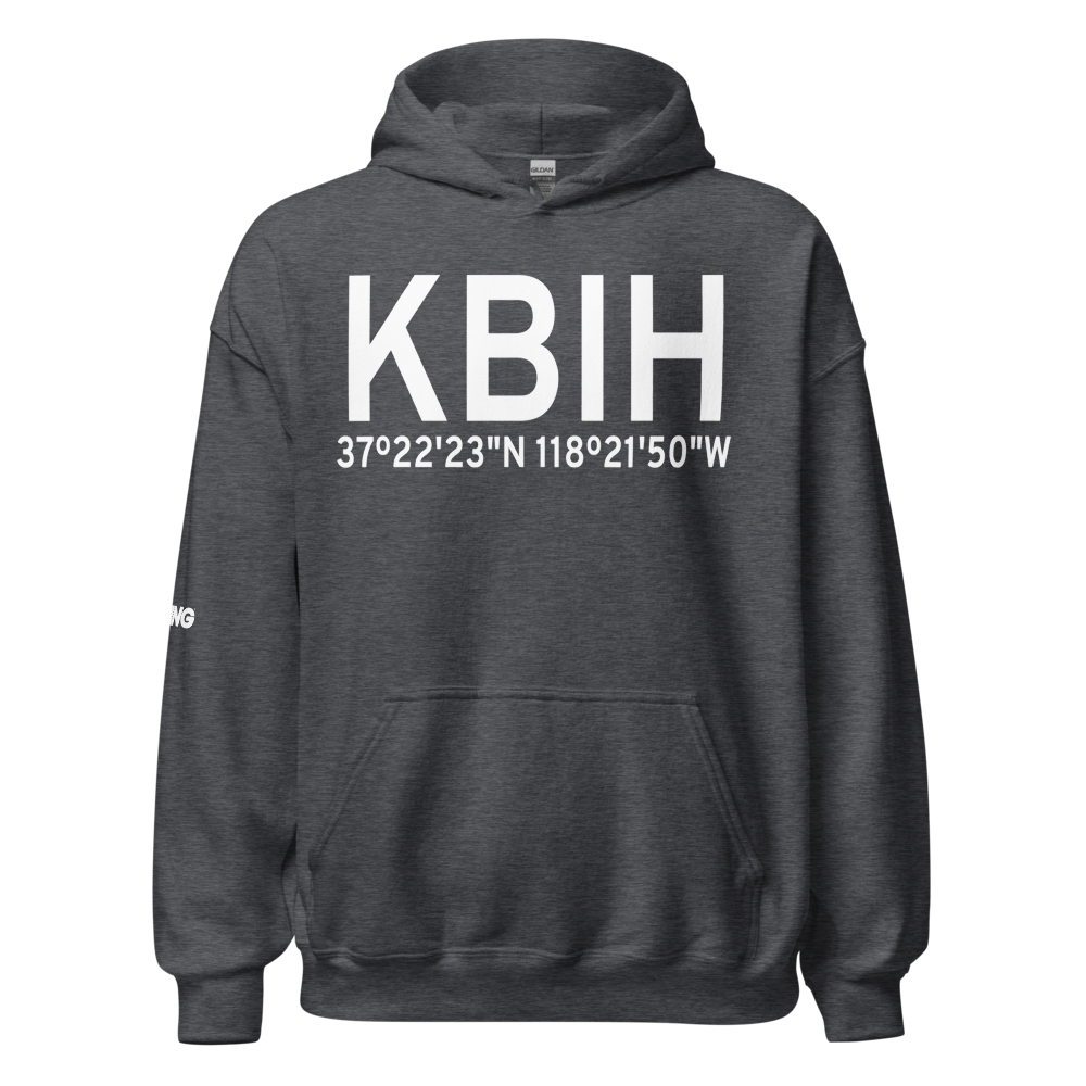 Eastern Sierra Regional Airport (KBIH) ICAO Hoodie Sweatshirt 