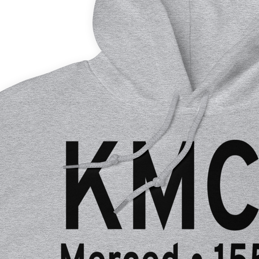 Merced Regional Macready Field (KMCE) ICAO Hoodie Sweatshirt 