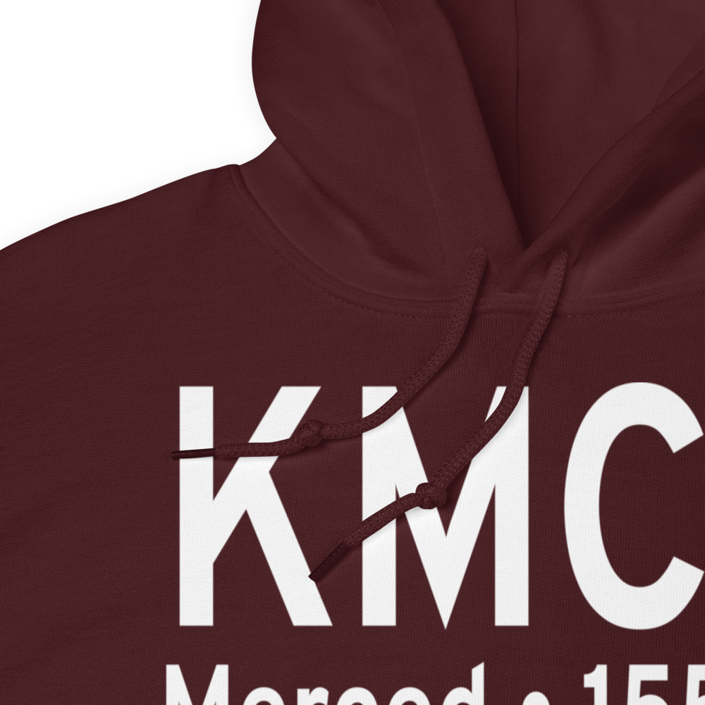 Merced Regional Macready Field (KMCE) ICAO Hoodie Sweatshirt 