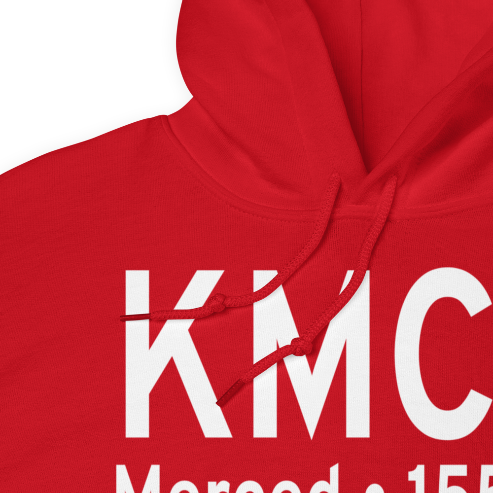 Merced Regional Macready Field (KMCE) ICAO Hoodie Sweatshirt 
