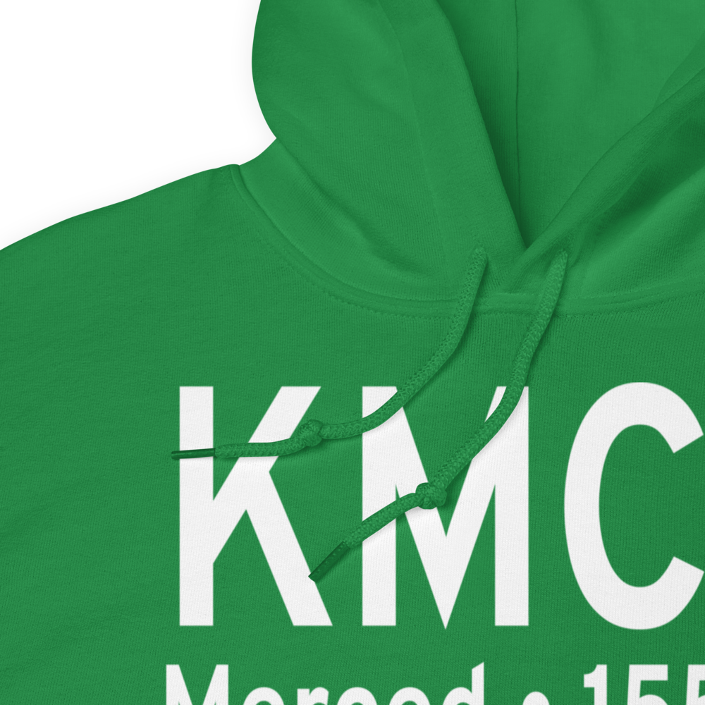Merced Regional Macready Field (KMCE) ICAO Hoodie Sweatshirt 