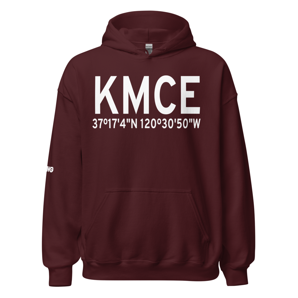 Merced Regional Macready Field (KMCE) ICAO Hoodie Sweatshirt 