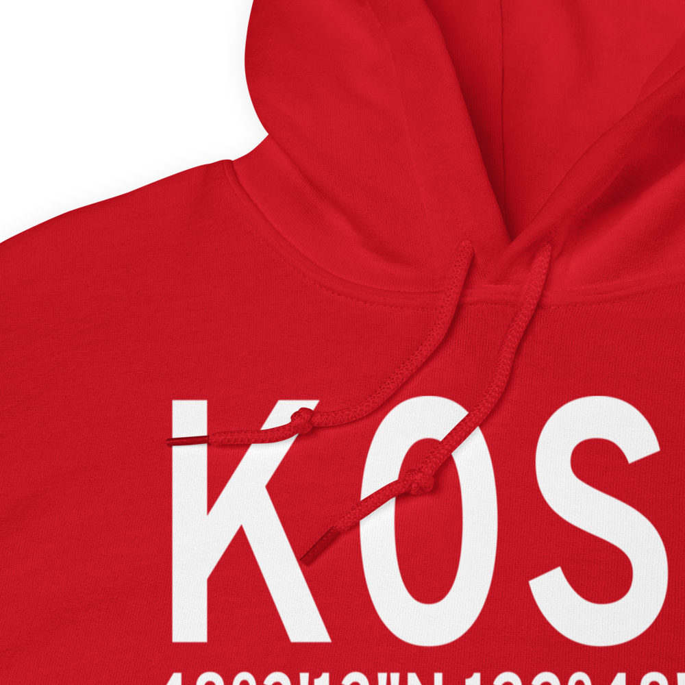 Jefferson County International Airport (K0S9) ICAO Hoodie Sweatshirt 
