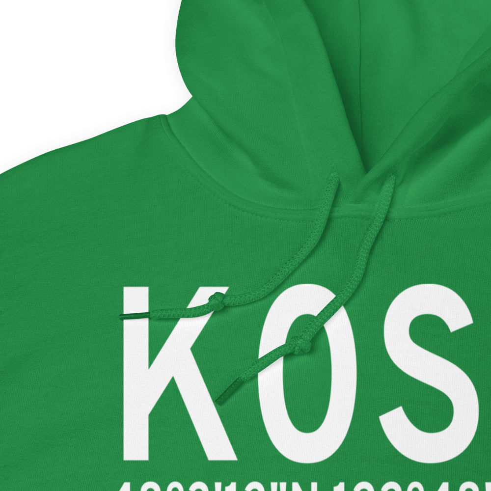 Jefferson County International Airport (K0S9) ICAO Hoodie Sweatshirt 