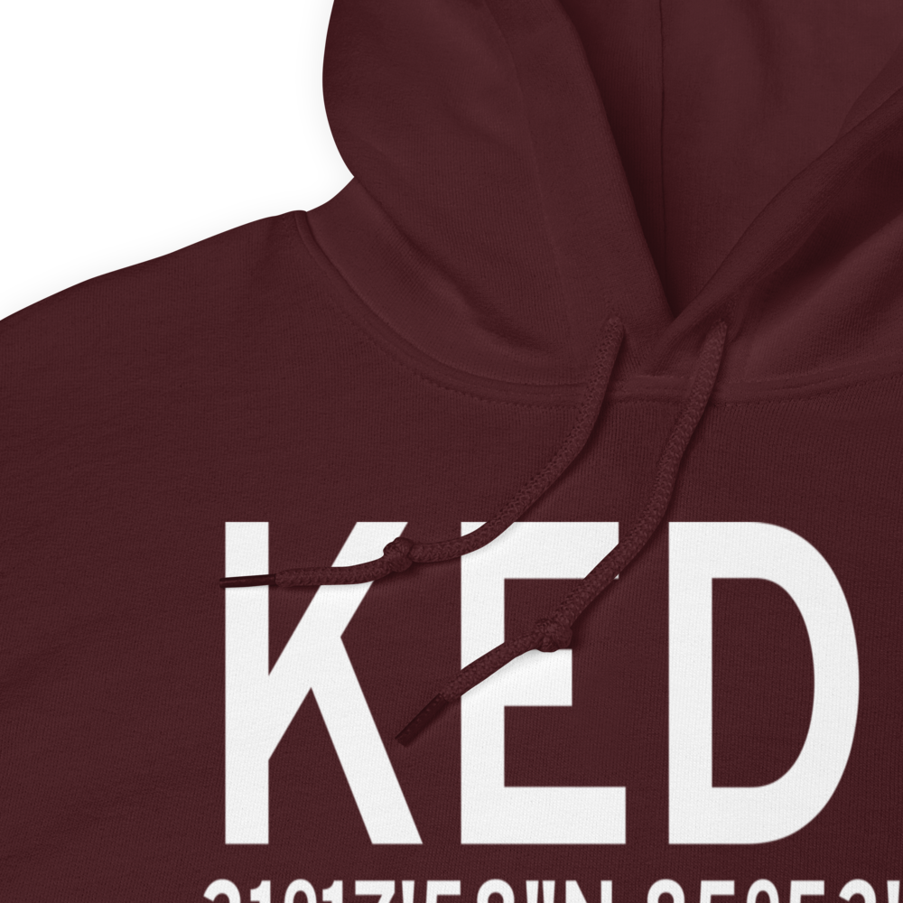 Enterprise Municipal Airport (KEDN) ICAO Hoodie Sweatshirt 