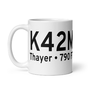 Thayer Memorial Airport (K42M) ICAO Mug