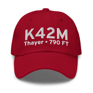 Thayer Memorial Airport (K42M) ICAO Hat