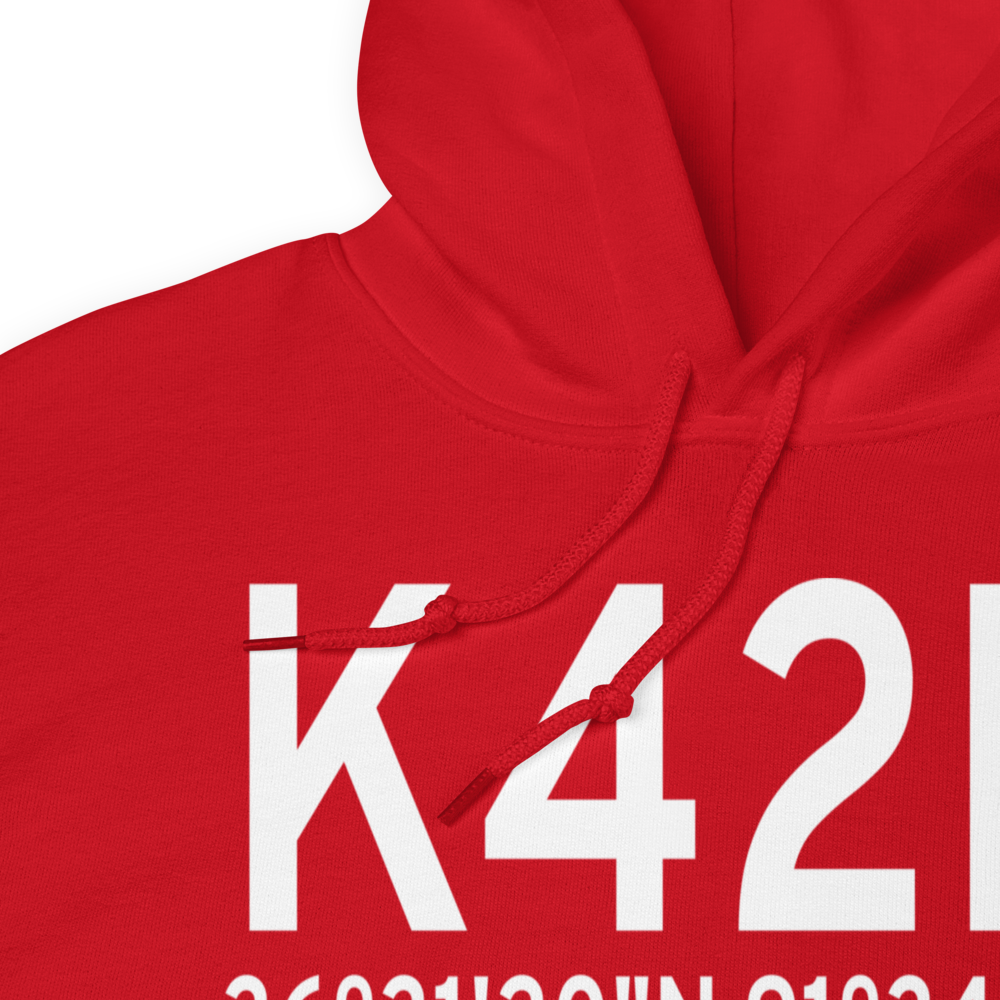 Thayer Memorial Airport (K42M) ICAO Hoodie Sweatshirt 