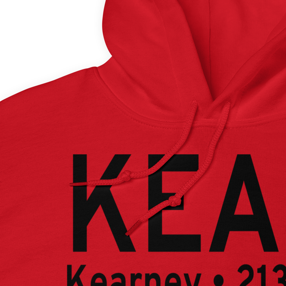 Kearney Regional Airport (KEAR) ICAO Hoodie Sweatshirt 