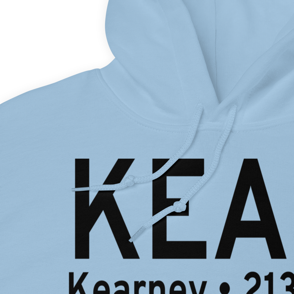 Kearney Regional Airport (KEAR) ICAO Hoodie Sweatshirt 