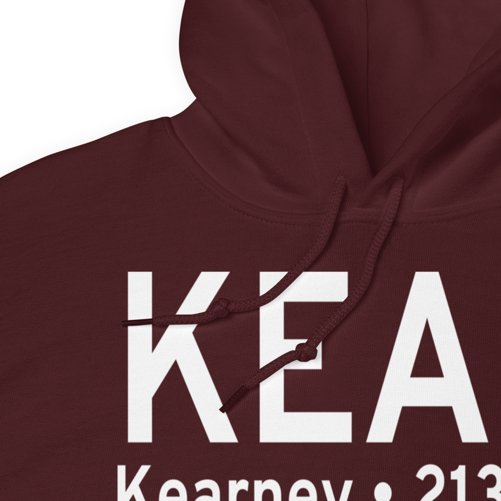Kearney Regional Airport (KEAR) ICAO Hoodie Sweatshirt 