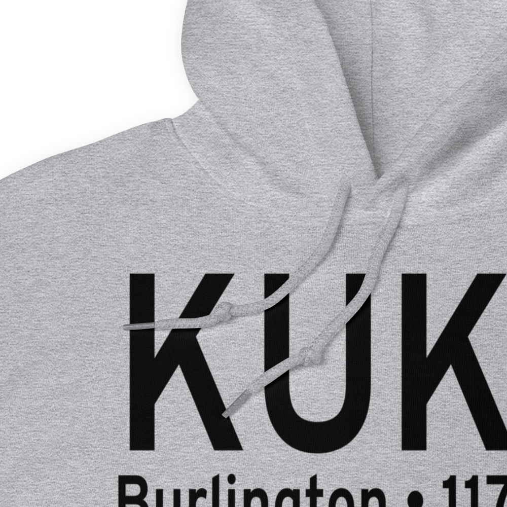 Coffey County Airport (KUKL) ICAO Hoodie Sweatshirt 