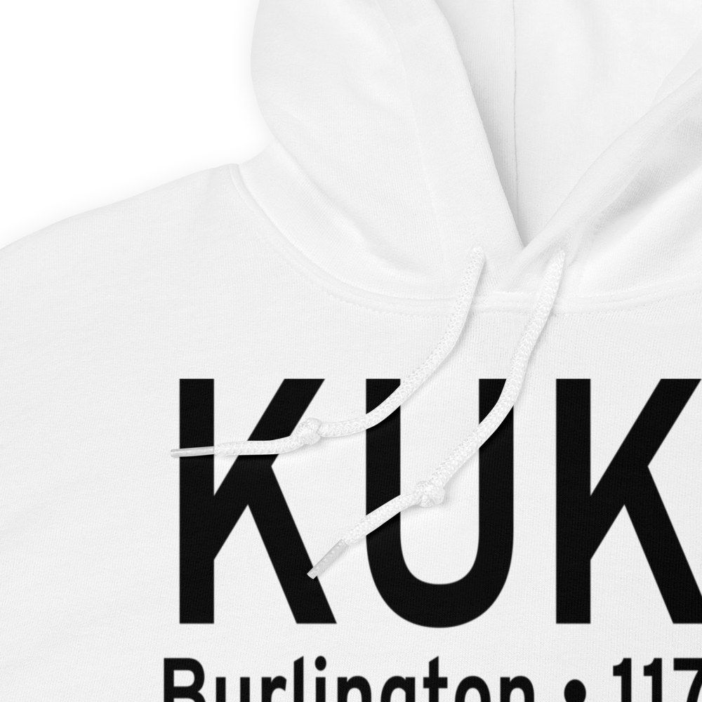 Coffey County Airport (KUKL) ICAO Hoodie Sweatshirt 