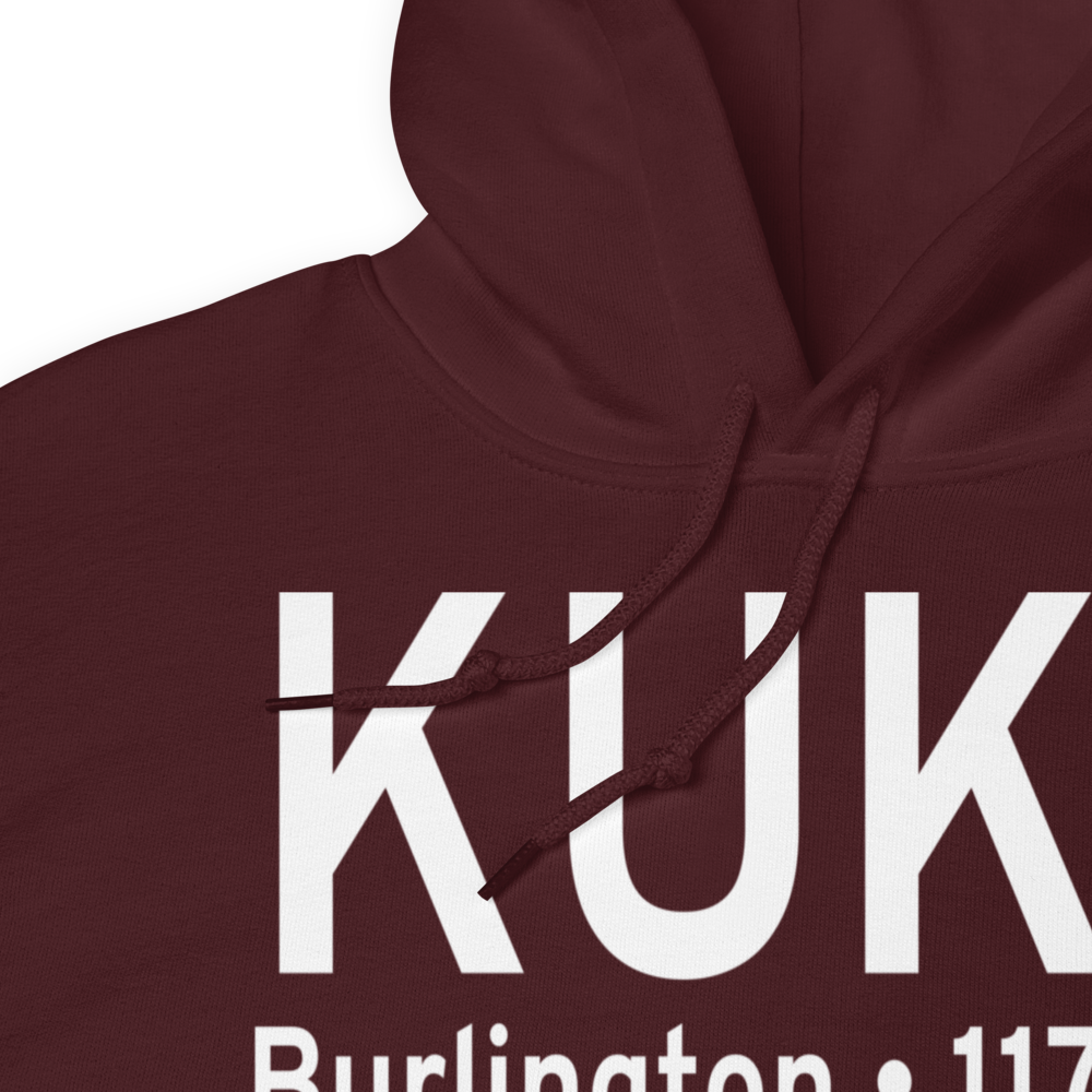 Coffey County Airport (KUKL) ICAO Hoodie Sweatshirt 