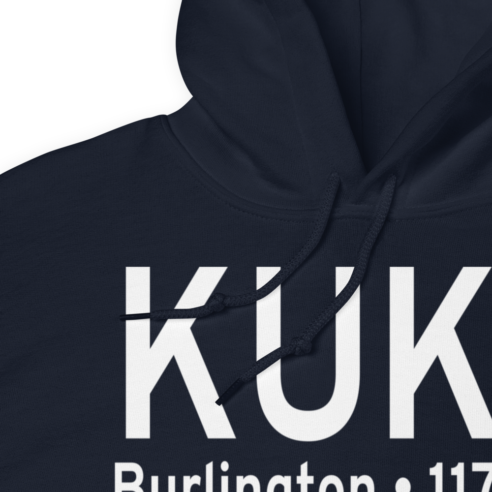 Coffey County Airport (KUKL) ICAO Hoodie Sweatshirt 