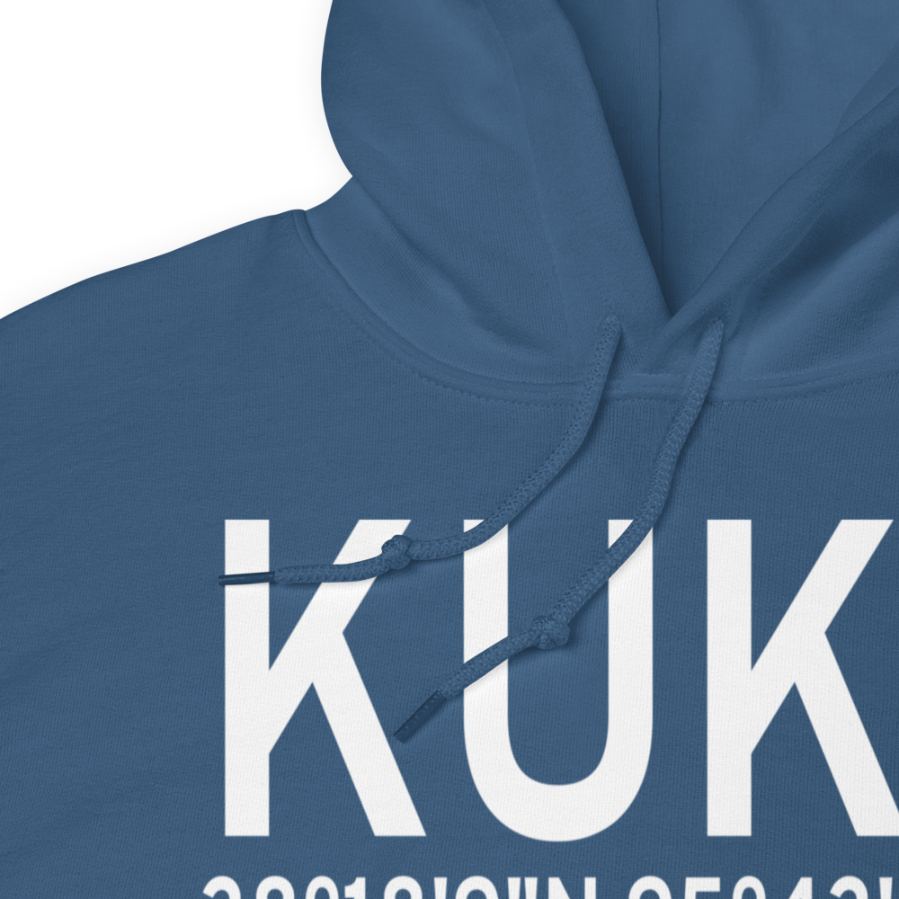 Coffey County Airport (KUKL) ICAO Hoodie Sweatshirt 