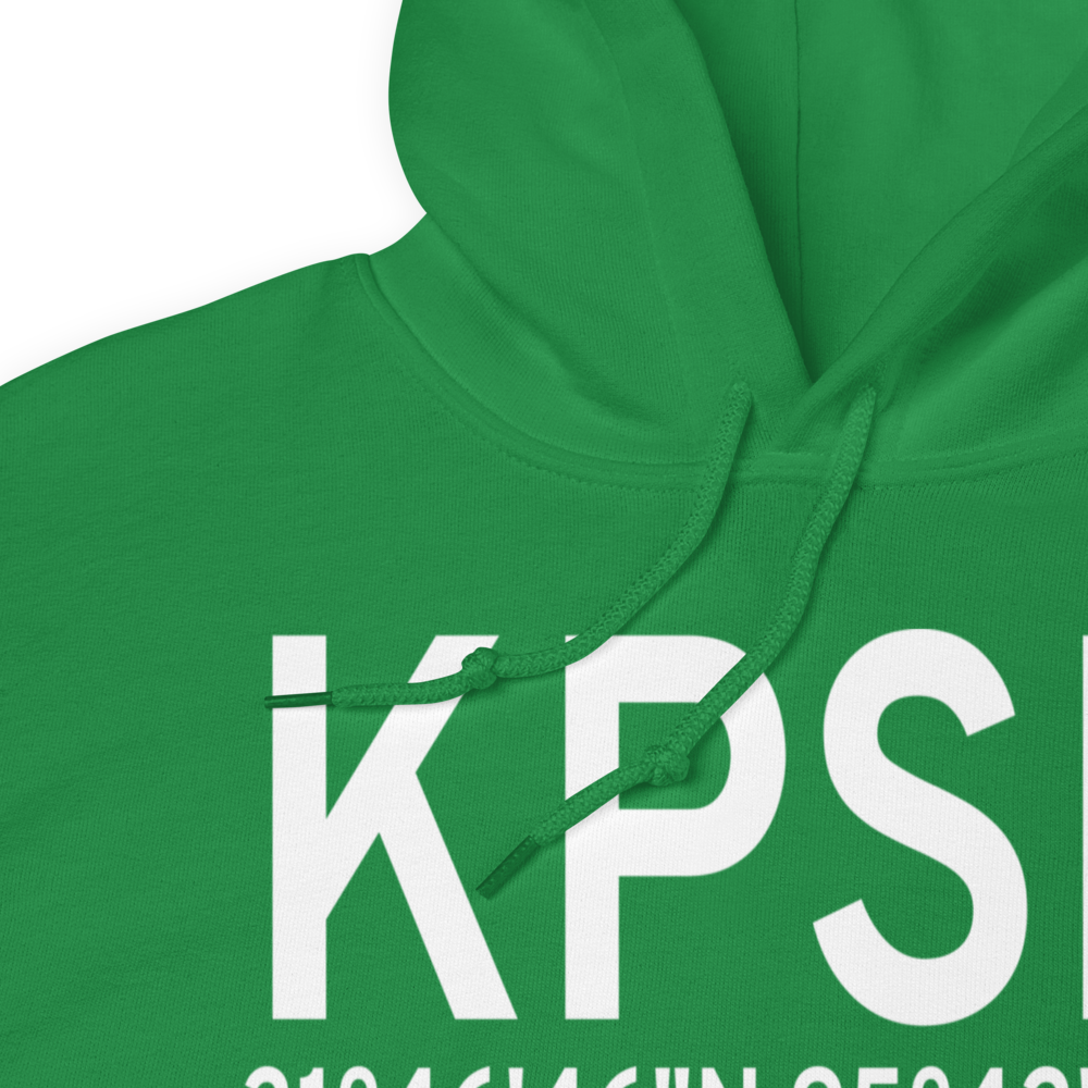 Palestine Municipal Airport (KPSN) ICAO Hoodie Sweatshirt 