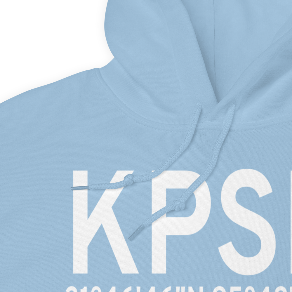 Palestine Municipal Airport (KPSN) ICAO Hoodie Sweatshirt 