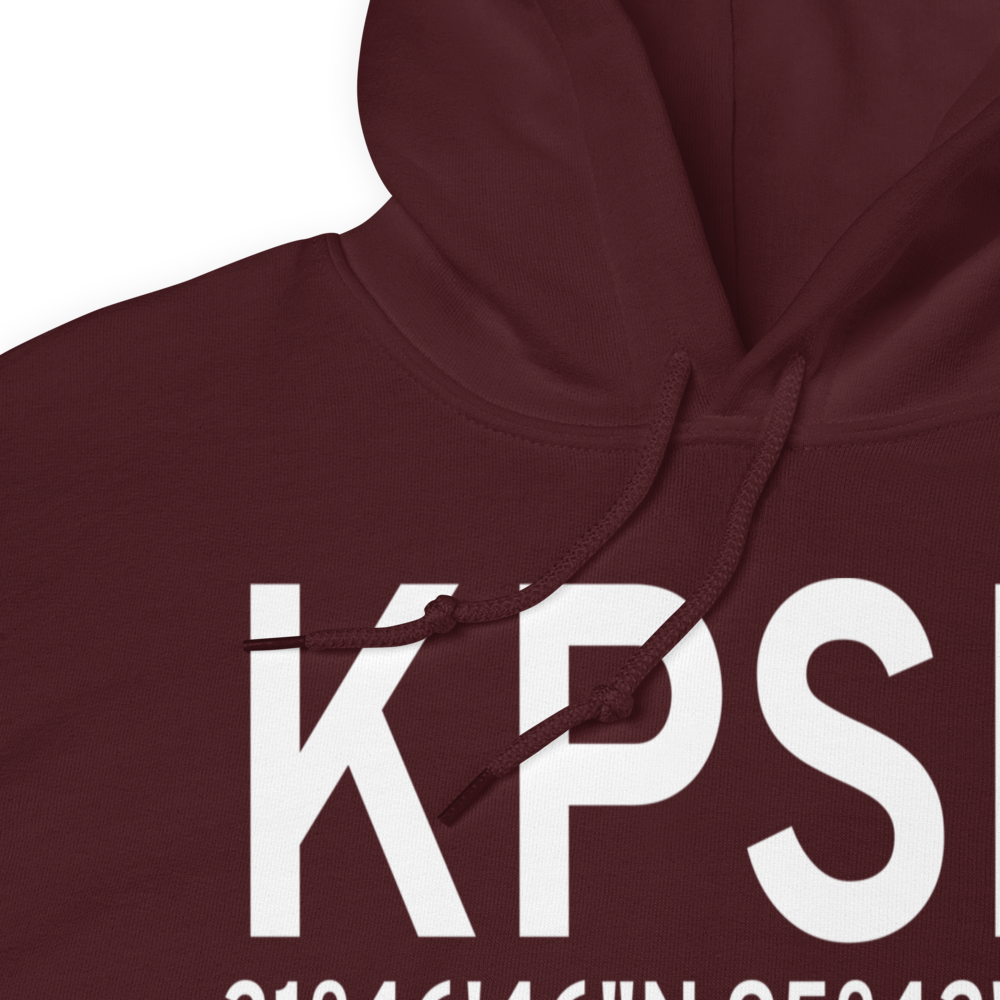 Palestine Municipal Airport (KPSN) ICAO Hoodie Sweatshirt 