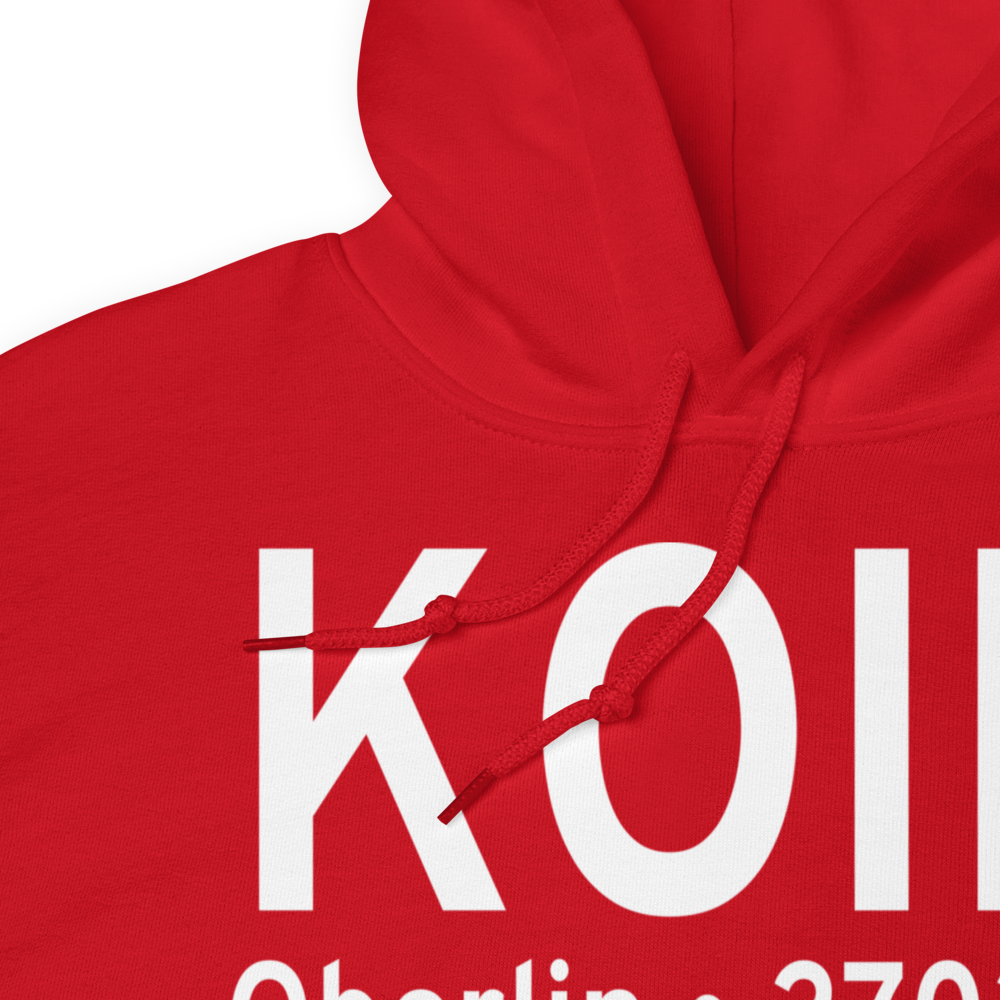 Oberlin Municipal Airport (KOIN) ICAO Hoodie Sweatshirt 