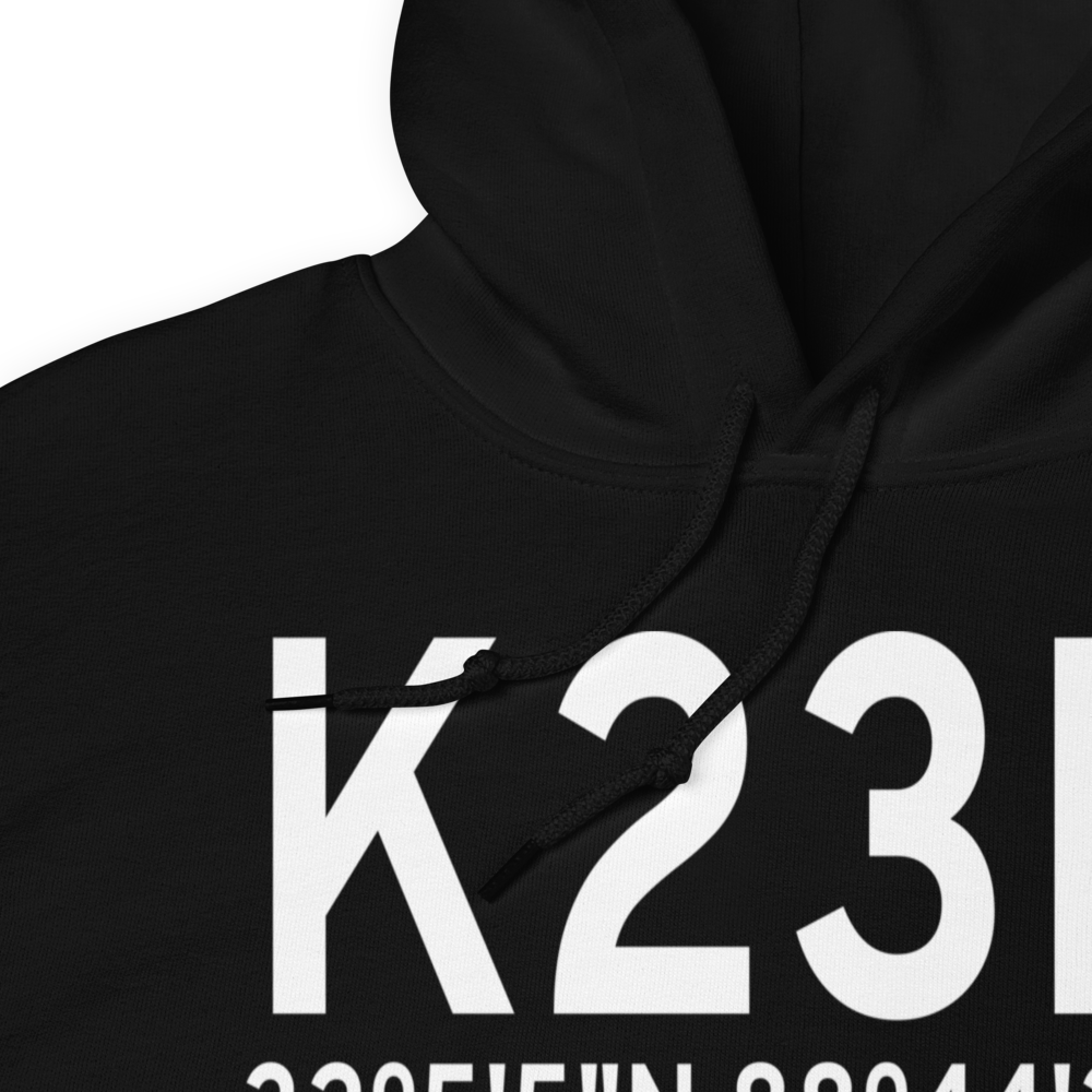 Clarke County Airport (K23M) ICAO Hoodie Sweatshirt 