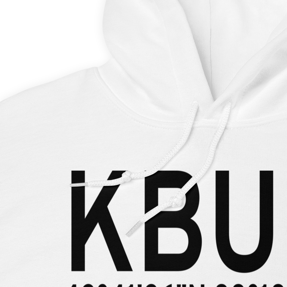 Burlington Municipal Airport (KBUU) ICAO Hoodie Sweatshirt 
