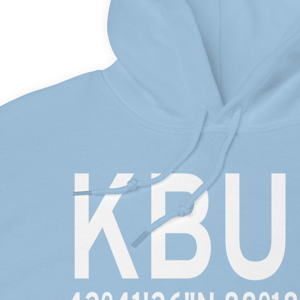 Burlington Municipal Airport (KBUU) ICAO Hoodie Sweatshirt 