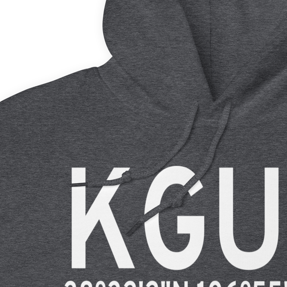Gunnison Crested Butte Regional Airport (KGUC) ICAO Hoodie Sweatshirt 