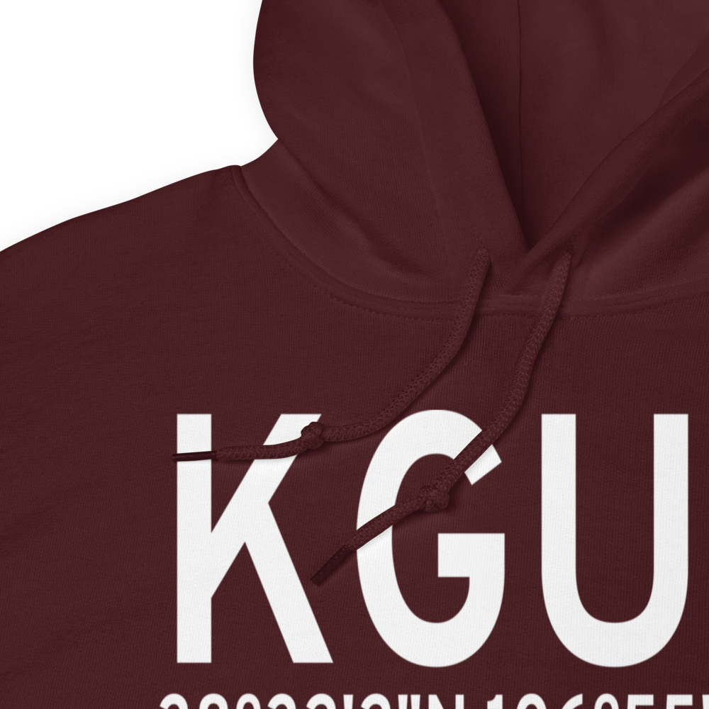 Gunnison Crested Butte Regional Airport (KGUC) ICAO Hoodie Sweatshirt 