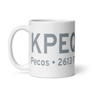 Pecos Municipal Airport (KPEQ) ICAO Mug