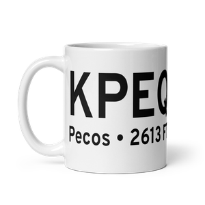 Pecos Municipal Airport (KPEQ) ICAO Mug