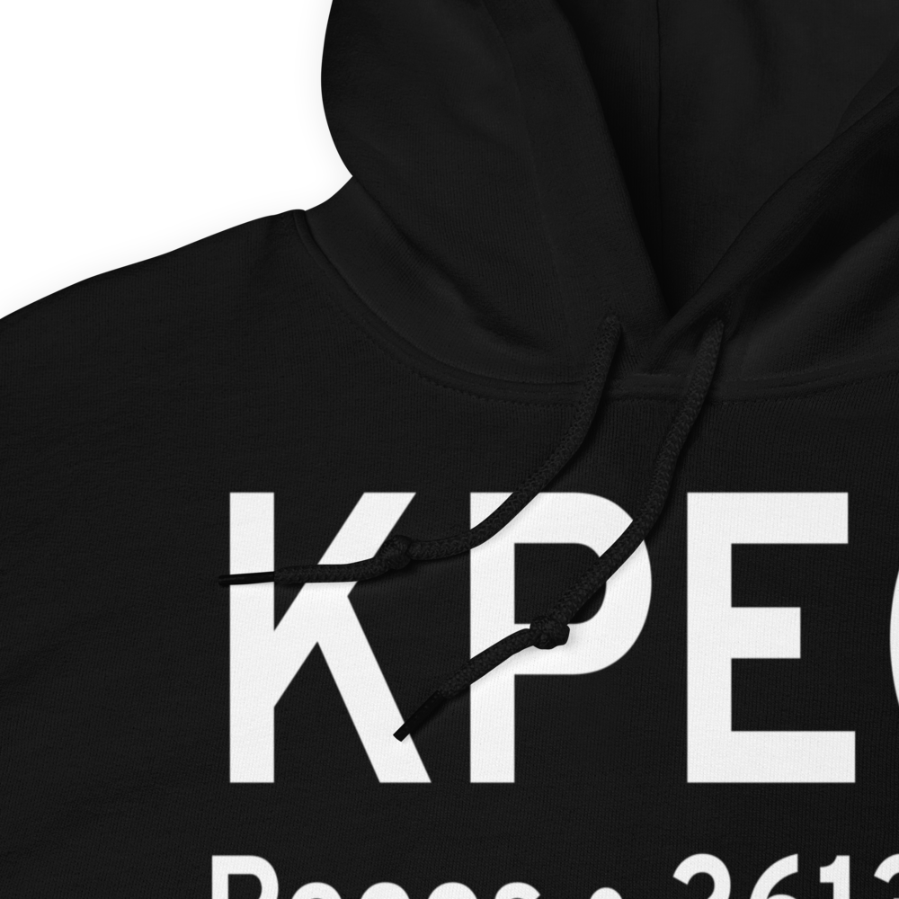 Pecos Municipal Airport (KPEQ) ICAO Hoodie Sweatshirt 